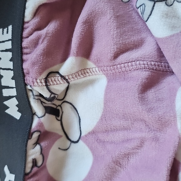 Disney Women's Plus Size Sleep Pants with Mickey and Minnie Mouse - Picture 2 of 7